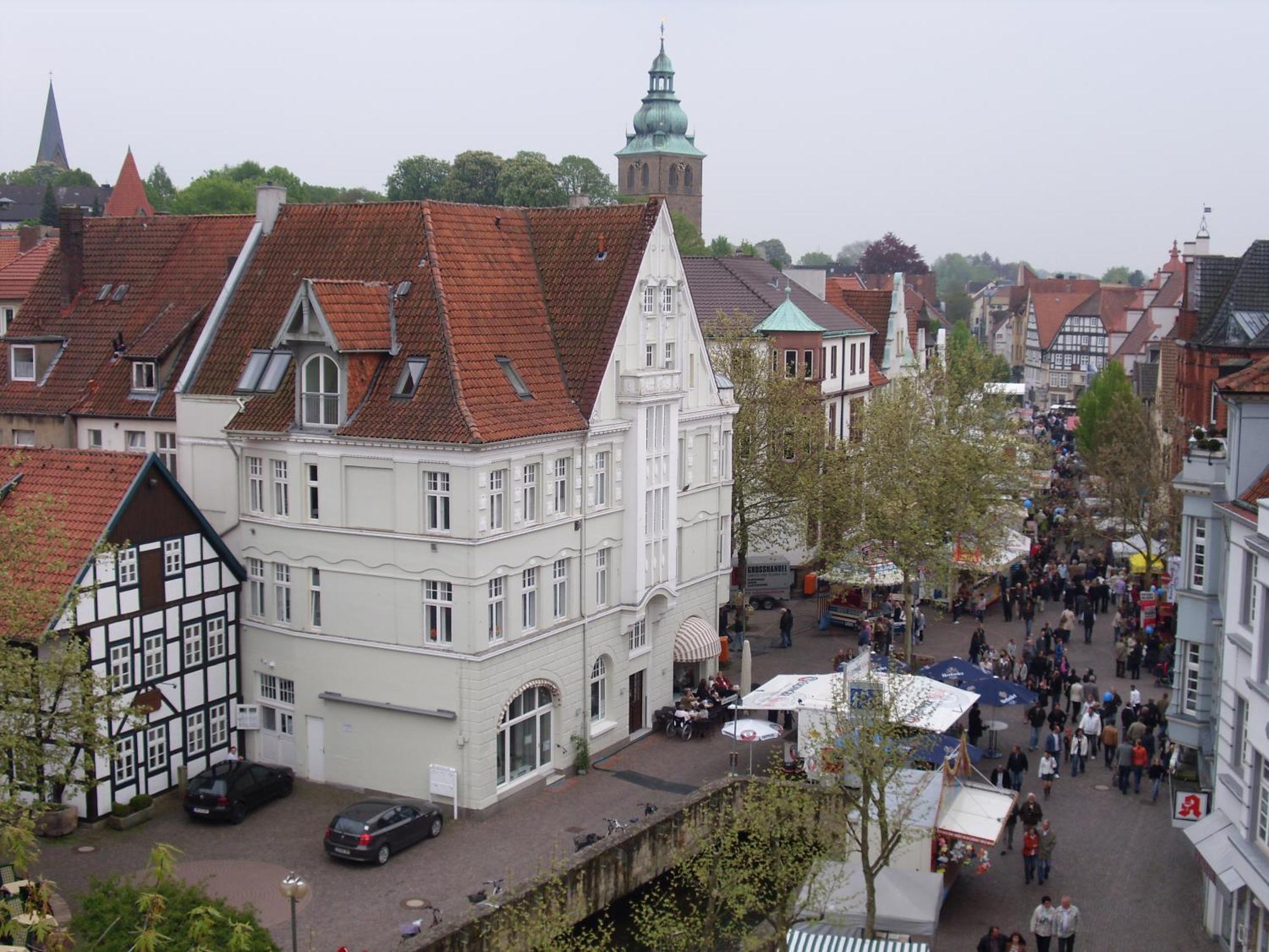 Hotel & Cafe Kleinergruenauer Bad Salzuflen Bagian luar foto