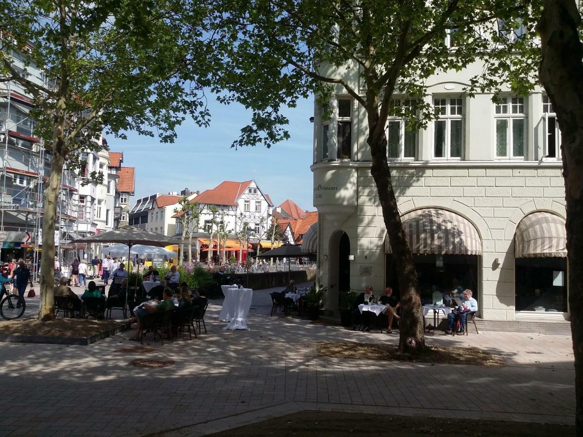 Hotel & Cafe Kleinergruenauer Bad Salzuflen Bagian luar foto